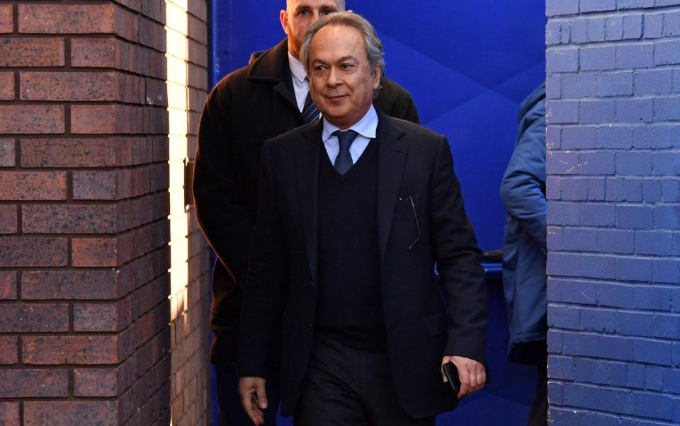 Farhad Moshiri - Everton owner Farhad Moshiri remains in talks to sell club to American businessman Maciek Kaminski - PAUL ELLIS