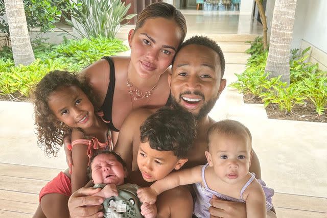 <p>Chrissy Teigen/ Instagram</p> The Teigen-Legend family