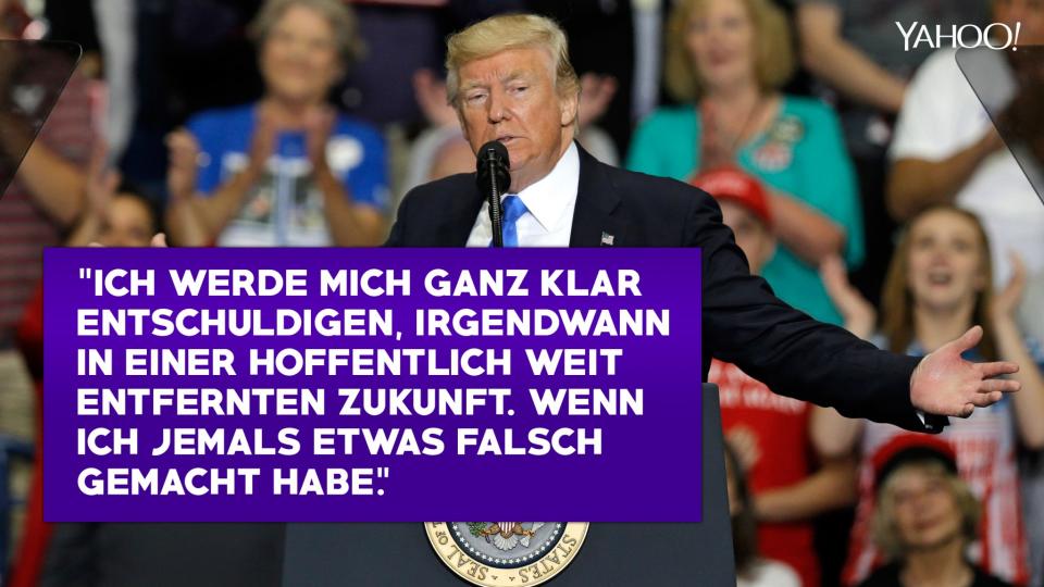 Die selbstverliebtesten Zitate von Donald Trump