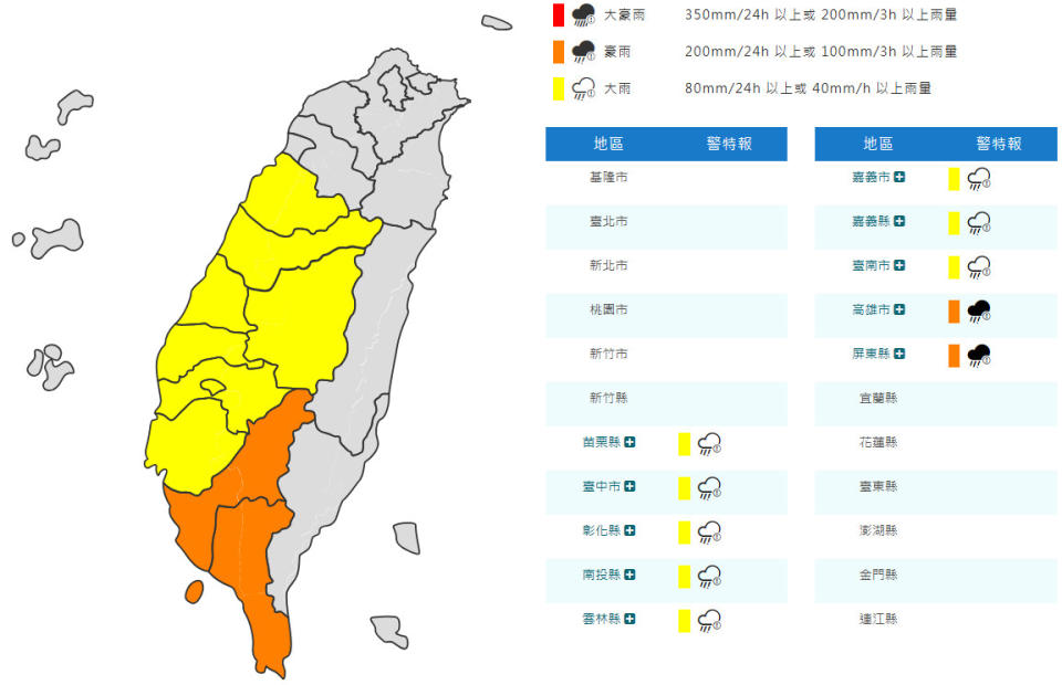 （圖取自中央氣象署網站）