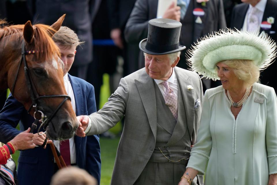 Charles and Camilla at the 2023 Royal Ascot (Copyright 2023 The Associated Press. All rights reserved)