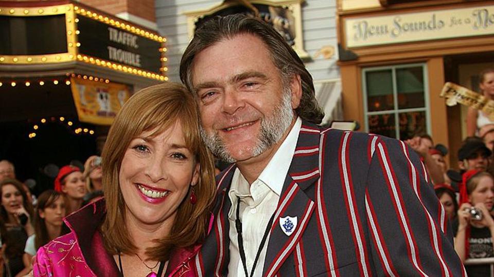 Phyllis Logan with her husband, Pirates of the Caribbean actor Kevin McNally