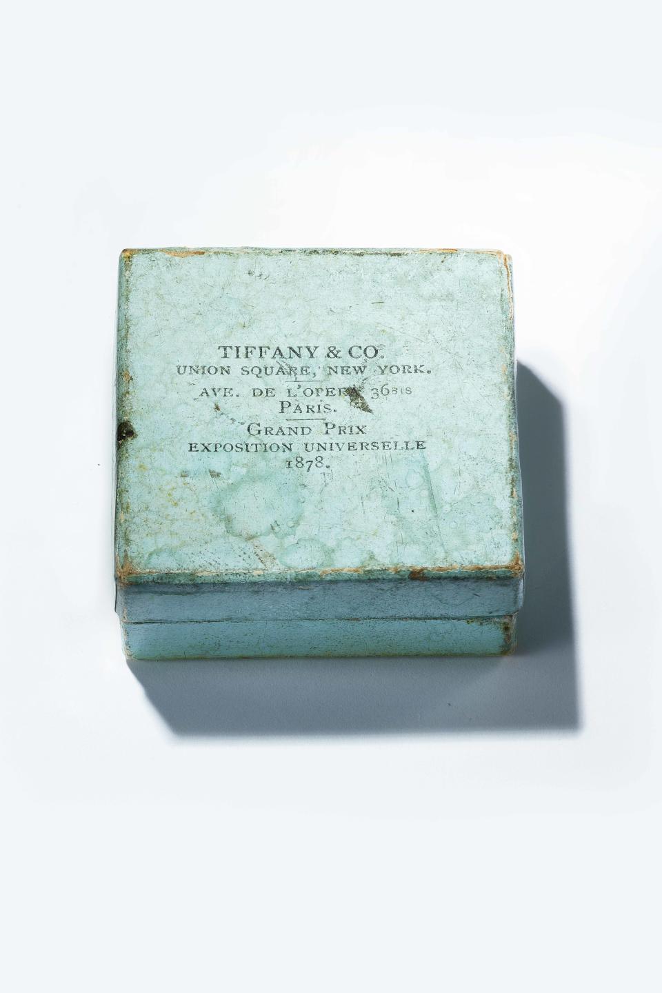 A Tiffany Blue Box dating to 1878 that Tiffany reacquired in 2006. - Credit: Courtesy of Tiffany & Co.