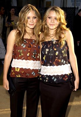 Ashley Olsen and Mary Kate Olsen at the LA premiere of New Line's Austin Powers in Goldmember