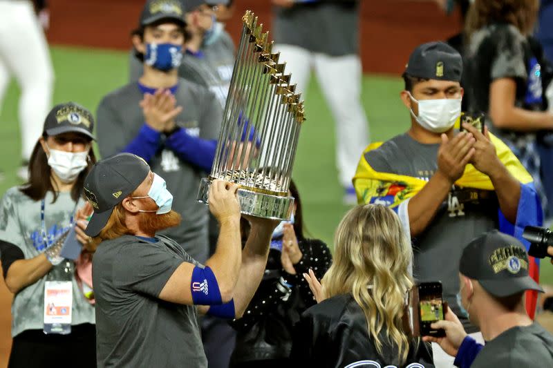 MLB: World Series-Tampa Bay Rays at Los Angeles Dodgers