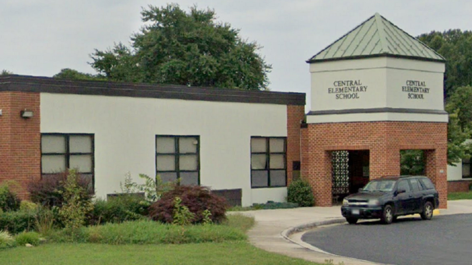 The incident occured at Central Elementary School in Amherst, Virginia (Google Maps)
