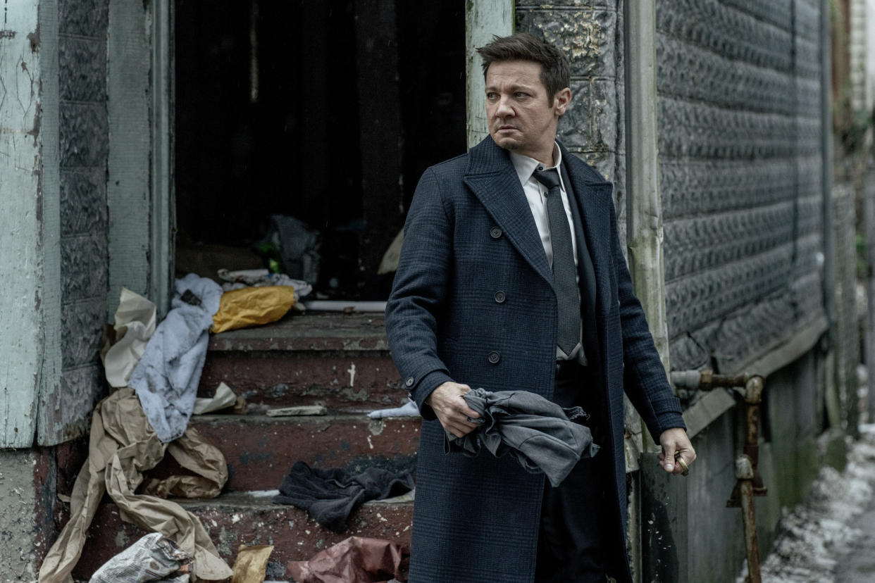  Jeremy Renner in Mayor of Kingstown. 