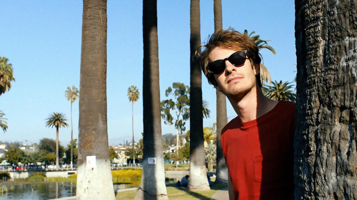  Andrew Garfield lounging in Under the Silver Lake. 