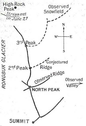 <span class="article__caption">Mallory’s sketched map of Mount Everest.</span> (Photo: public domain)