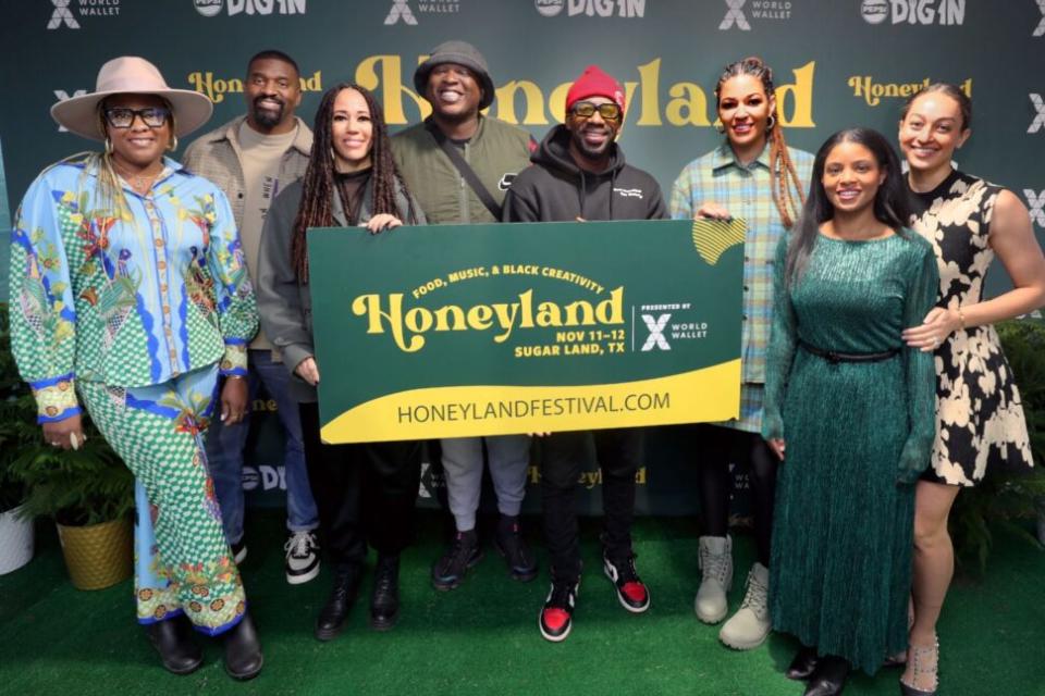 group of people at Honeyland festival