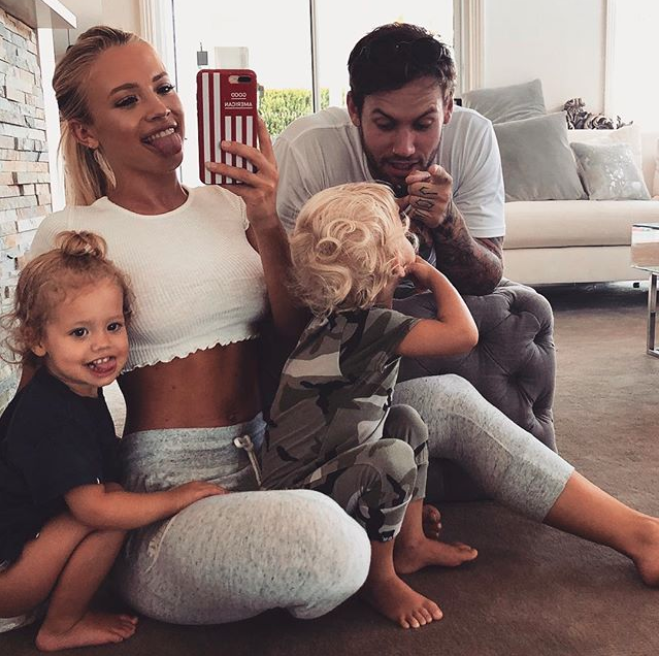 Now, they are doting mum and dad to two-year-old Wolf and one-year-old Saskia. Photo: Instagram/Tammy Hembrow