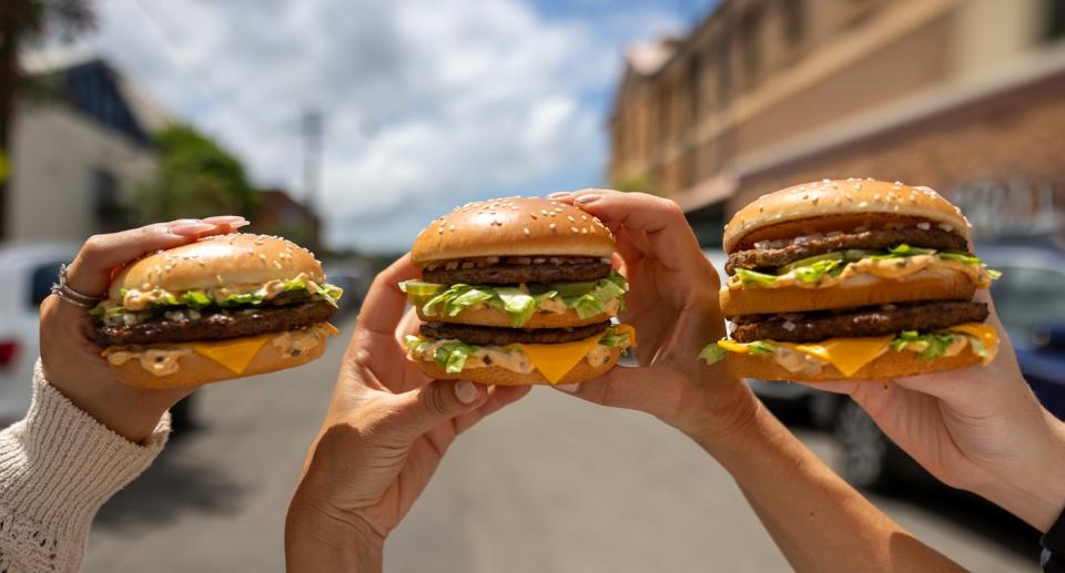 The return of the Mac Family offers customer’s four ways to enjoy the Big Mac taste they know and love. Photo: McDonald's