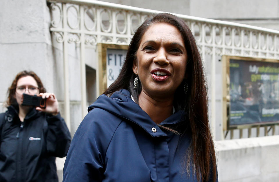 Campaigner Gina Miller is seen in Westminster, London, Britain September 25, 2019. REUTERS/Henry Nicholls