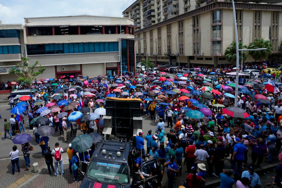 PANAMÁ-PROTESTAS (AP)