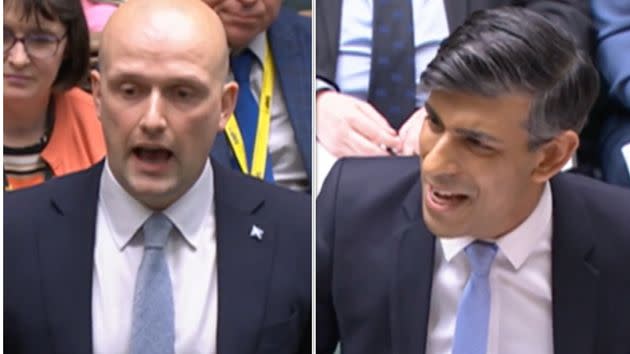 Flynn and Sunak clashed at PMQs.