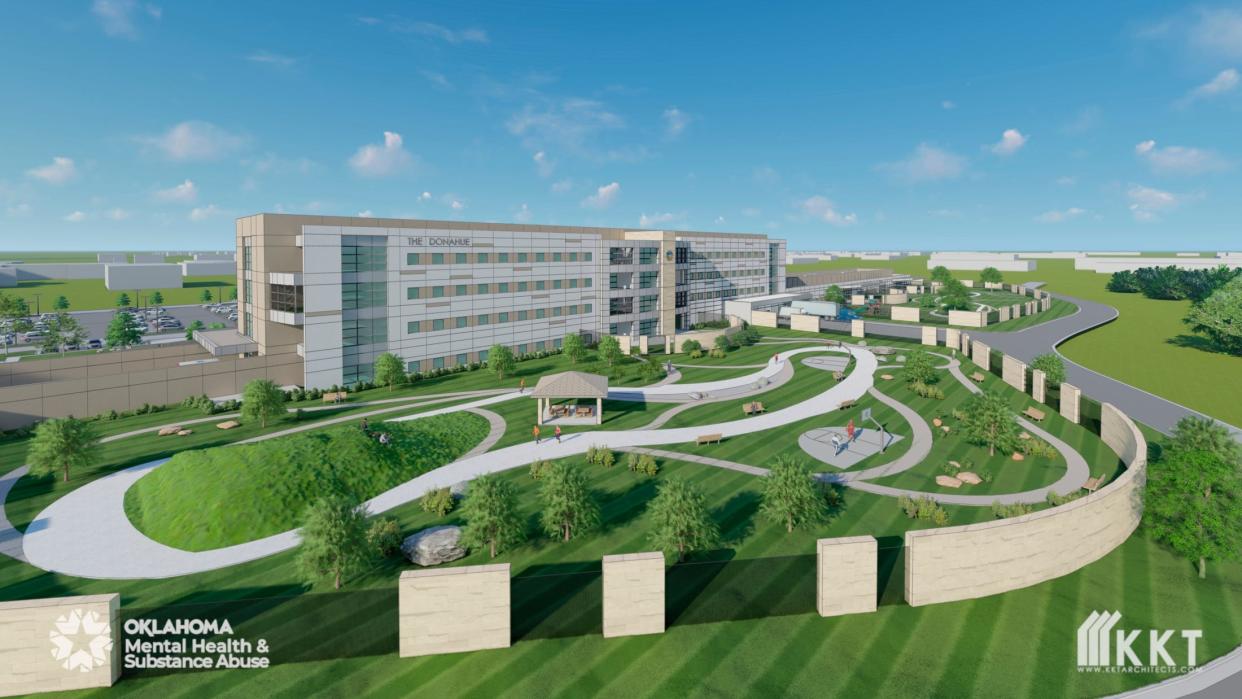 Oklahoma's Department of Mental Health and Substance Abuse Services is building a new 330-bed mental health hospital on the campus of Oklahoma State University-Oklahoma City.