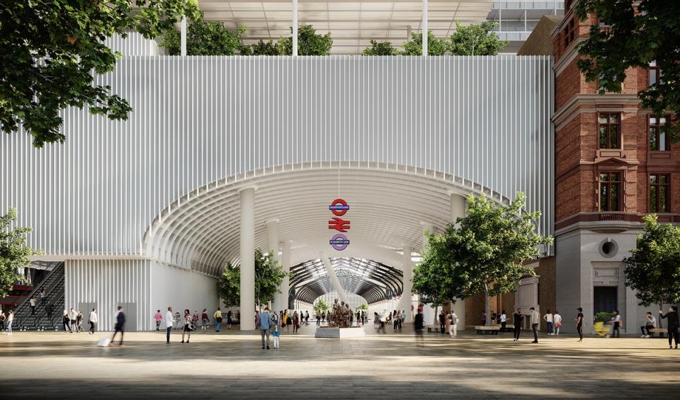 The proposed new front of Liverpool Street station (Sellar)