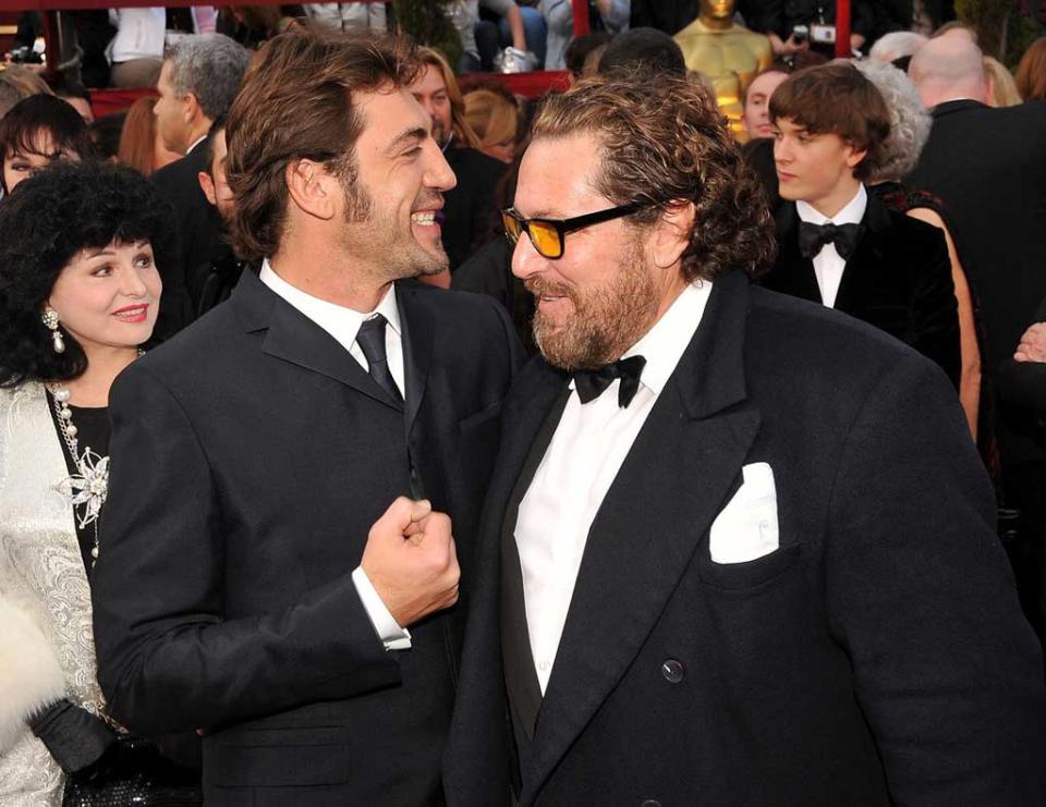 Oscars 2008 Javier Bardem Julian Schnabel