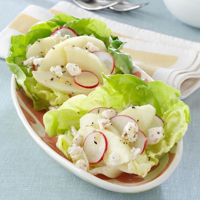 Goat Cheese Lettuce Cups