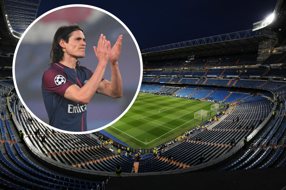 Edinson Cavani reportedly sees Real Madrid as his ‘dream’ destination