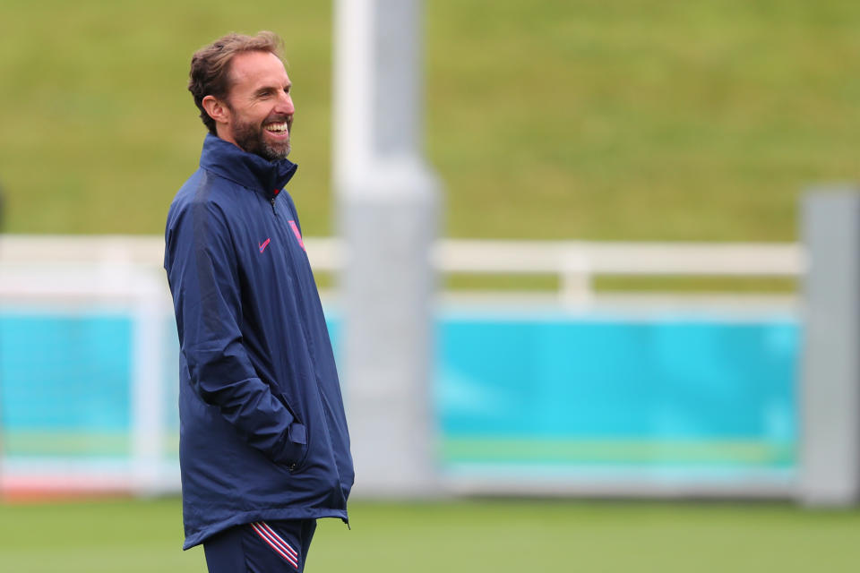 Kein Titelgewinn, darum auch kein Druck? Zumindest ist das die These von Englands Trainer Southgate. (Bild: Alex Livesey - UEFA/UEFA via Getty Images)