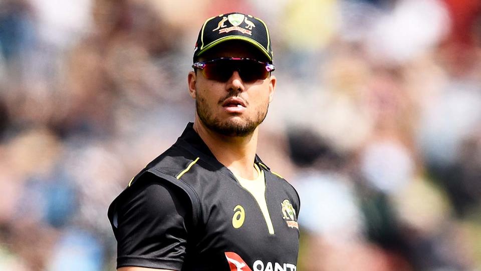 Marcus Stoinis (pictured) fielding during an Australia One Day match.