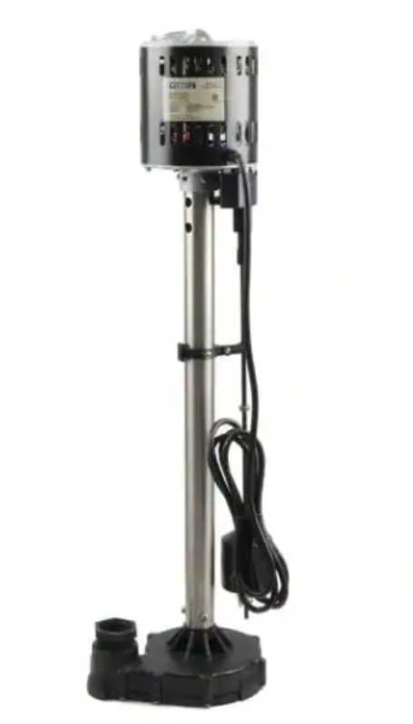 ½ HP Stainless Steel Pedestal Sump Pump