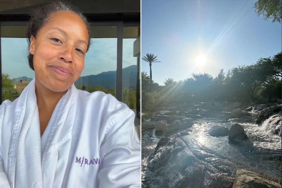 <p>Sheinelle Jones /instagram</p> Sheinelle Jones described her first solo vacation as "transformative" in an Instagram post.