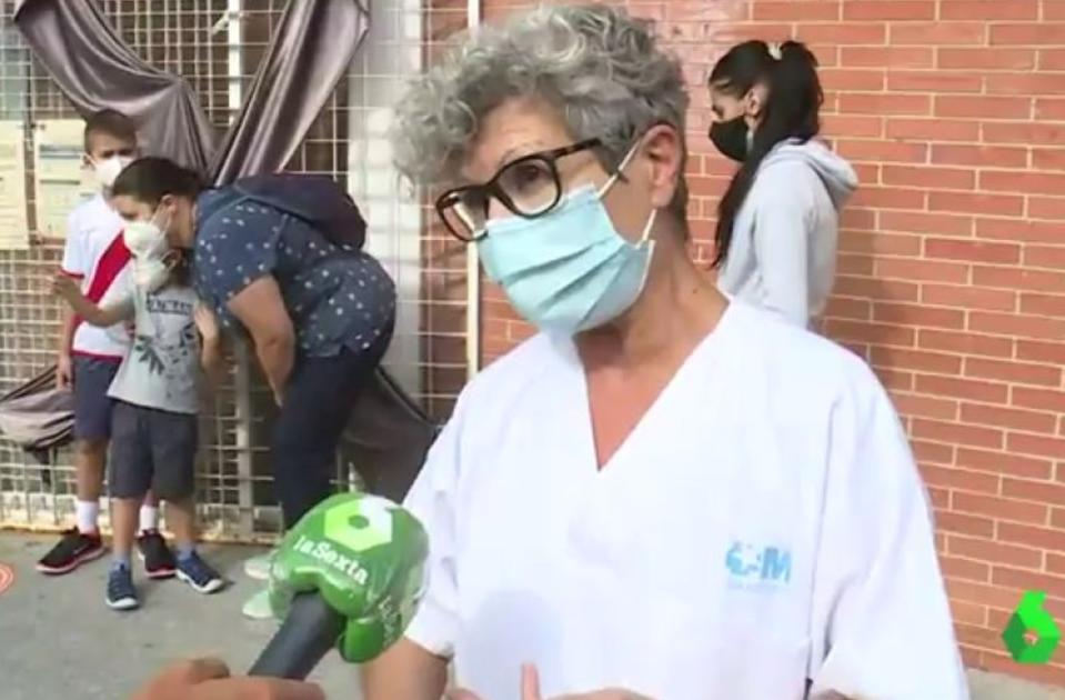 Flora, la enfermera madrileña que la derecha aborrece. (Foto: Atresmedia).