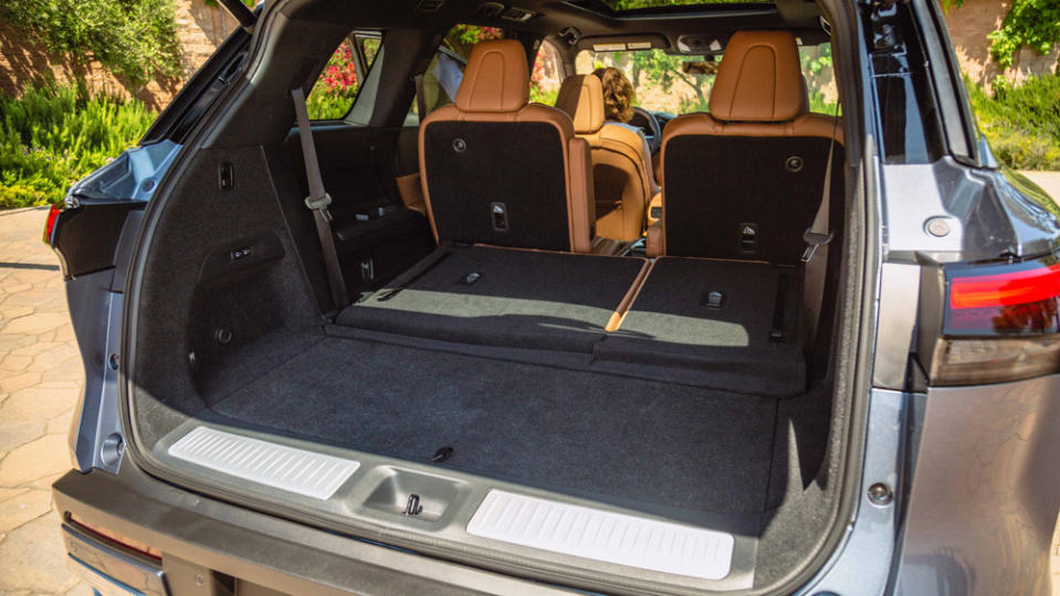 There is 41.6 cubic feet of cargo space with only the third row folded down. - Credit: Photo by Manuel Carrillo III.