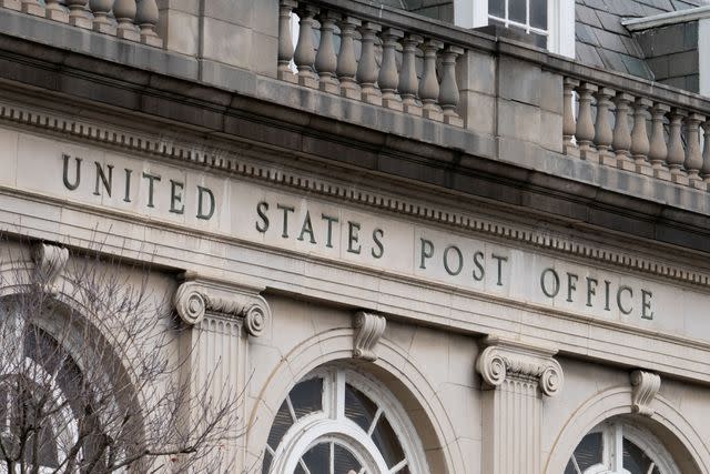 <p>Marcia Straub/Getty Images</p> USPS stock image