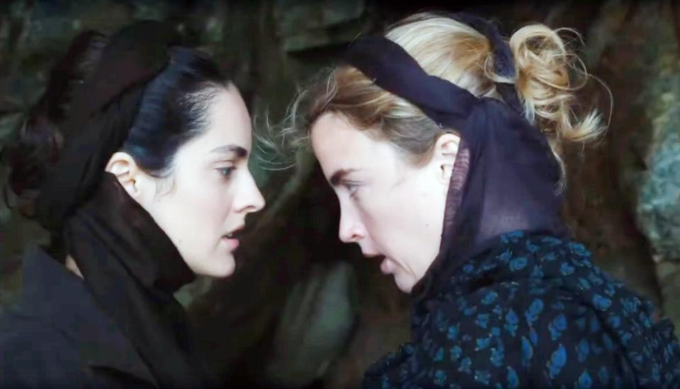 Noemie Merlant and Adele Haenel in Portrait of a Lady on Fire.