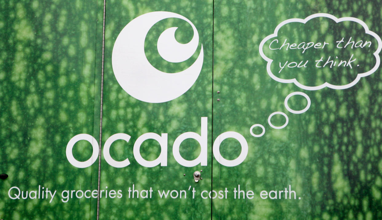 A generic stock photo of an Ocado home delivery van in south west London.