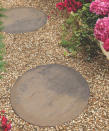 <p> Informal stepping stones will give a relaxed look to any garden. One of the best things is that their circular shape means they feel very natural when used as a cheap DIY garden path. </p> <p> Stepping stones can be used easily for transition between different areas of an outdoor space. As they are an understated addition to a garden, they don’t have to impose too heavily on the rest of the design. </p> <p> 'Circular paving stones add character and charm to every space, and are great for smaller gardens as the path doesn't need to take up too much room,' says Rowan Cripps. </p> <p> They are an especially good choice if you want to create an easy route across a muddy area or need to protect your lawn from people walking over it. Plus, as learning how to lay stepping stones is relatively straightforward, this is a quick and easy way to get your new DIY path in place.  </p>