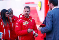 Motor Racing - F1 Formula One - Formula One Test Session - Circuit de Barcelona-Catalunya, Montmelo, Spain - March 6, 2018 Sebastian Vettel of Ferrari during testing REUTERS/Juan Medina