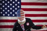 Fencer Alexander Massialas poses for a portrait during the 2012 U.S. Olympic Team Media Summit in Dallas, May 13, 2012.