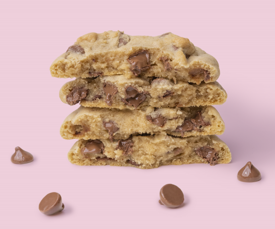 Crumbl Cookie's Milk Chocolate Chip is an award-winning cookie.