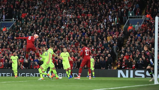 Liverpool v Barcelona – UEFA Champions League – Semi Final – Second Leg – Anfield