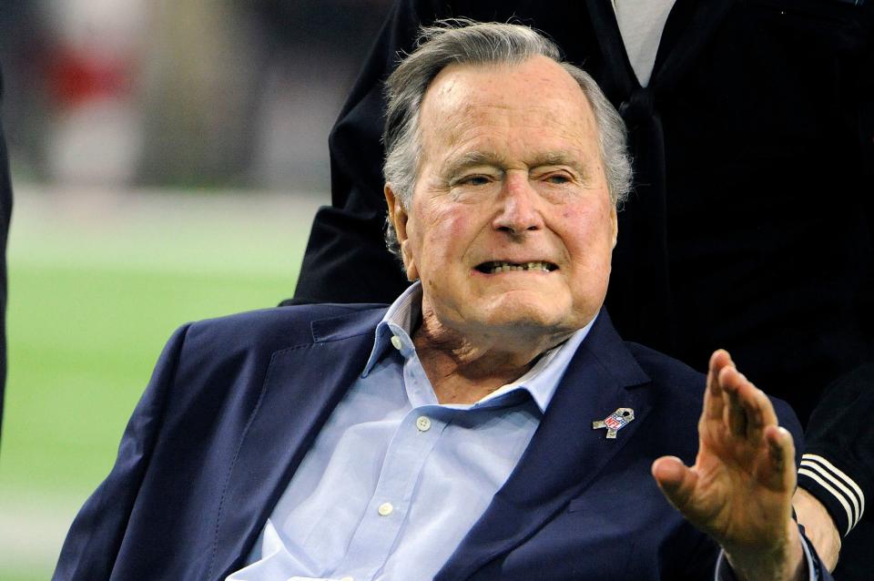 A woman who witnessed former President George H.W. Bush&nbsp;groping a fellow actress said she had been warned the president could get "handsy." (Photo: Focus On Sport via Getty Images)