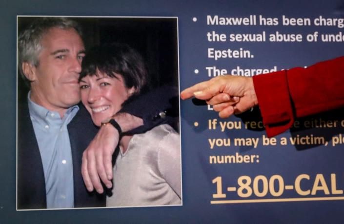Jeffrey Epstein and Ghislaine Maxwell have been accused of working together to procure and groom teenage girls  (AP)