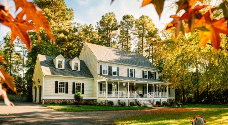 Colonial style house