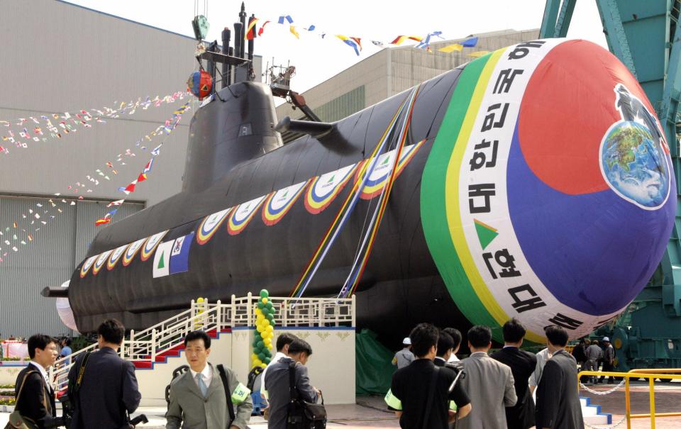 South Korea navy Son Won-il-class submarine