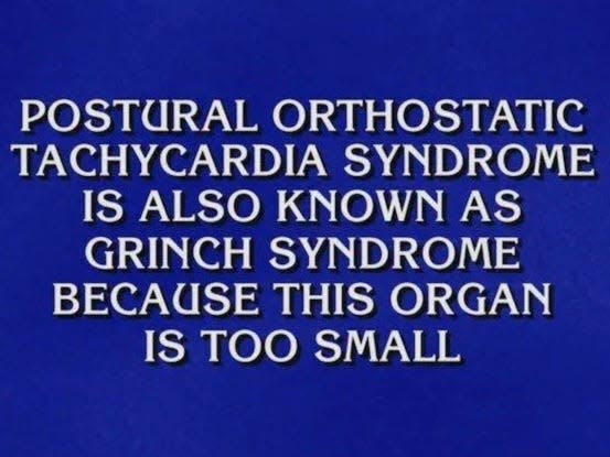 Jeopardy! clue.