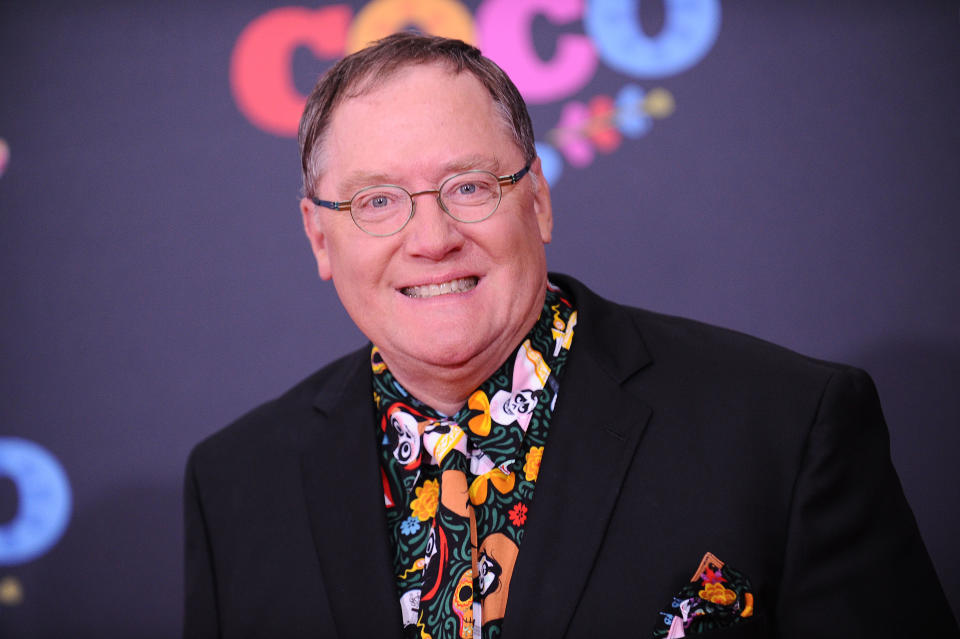 John Lasseter attends the premiere of