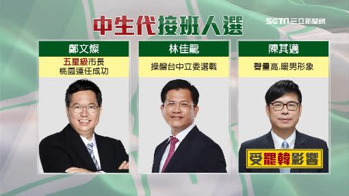 綠營中生代人選。