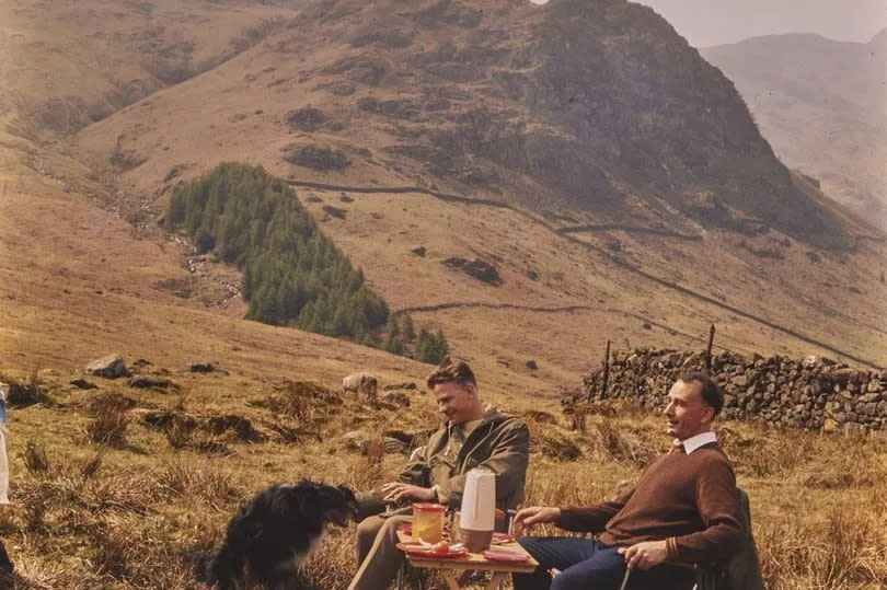 Reg and George would take with them extravagant picnics with a teapot, deckchairs and a radio -Credit:Mike Parker