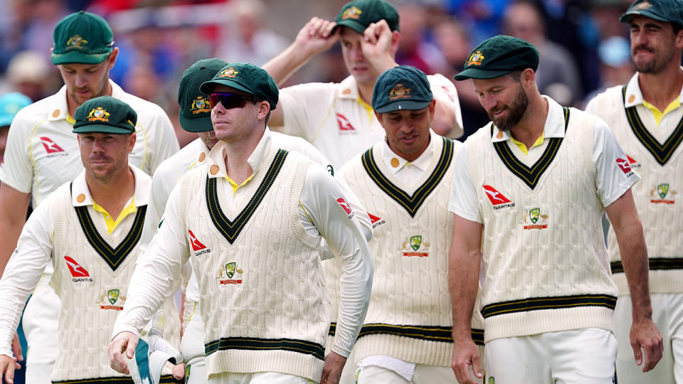 The Australian Test team.