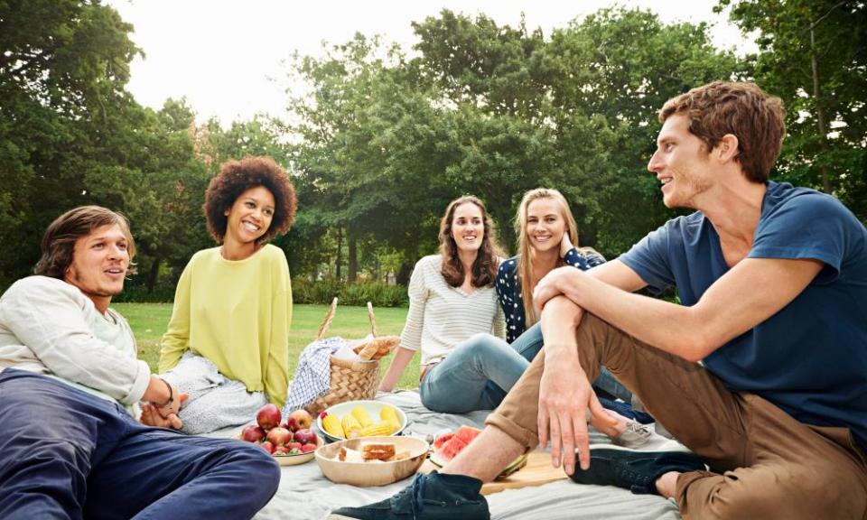 The perfect picnic spot only exists in movies.