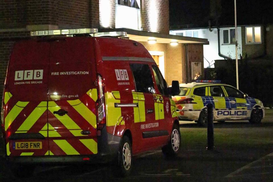 Emergency services attended Our Lady of the Annunciation Church (NIGEL HOWARD Â©)