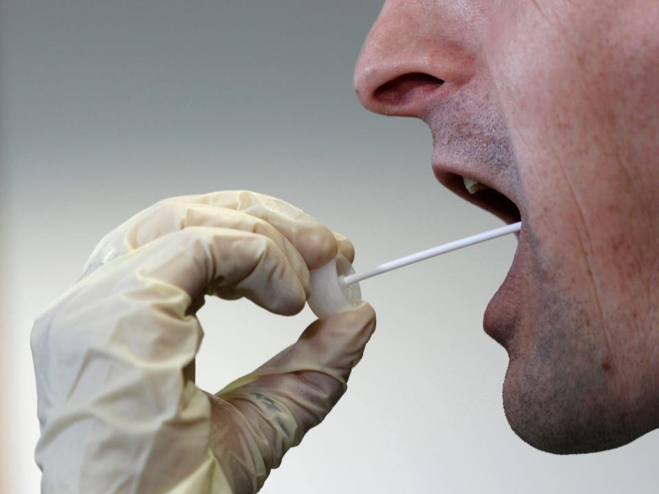 mouth swab dna saliva test